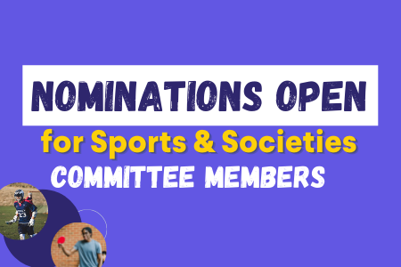 Nominations open for Clubs and Societies 2022!  Thumbnail